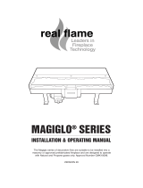 Real Flame MAGIGLO SERIES Installation & Operating Manual