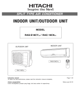 Hitachi RAC-18C9 User manual