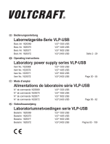 VOLTCRAFT VLP 1602 USB Operating Instructions Manual