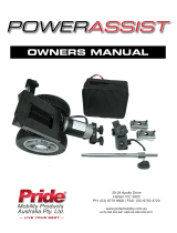 Pride POWER ASSIST Owner's manual