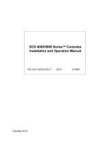 Raven SCS 5000 Series Operating instructions