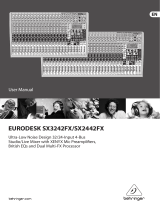 Behringer Eurodesk SX2442FX User manual