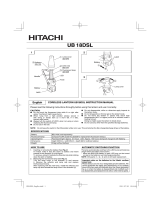 Hitachi UB 18DSL User manual