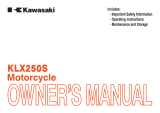 Kawasaki KLX250S - Owner's manual