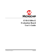 Microchip Technology EVB-USB4x12 User manual