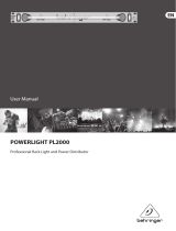 Behringer Powerlight PL2000 User manual