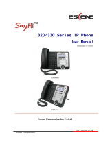 Escene ES320 User manual