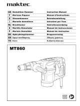 Maktec M8600 User manual