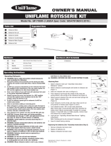 Uniflame GR1700W-U Owner's manual