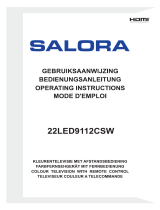 Salora 22LED9112CSW Operating Instructions Manual