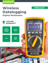 protech Wireless Datalogging Digital Multimeter User manual