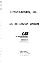 Welch Allyn GSI 38 User manual
