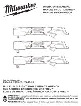 Milwaukee M12 FUEL 2453-20 Operating instructions