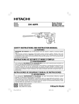 Hitachi DH 40FR User manual