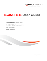 Quectel BC92-TE-B User manual