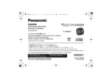 Panasonic HXA025E Operating instructions