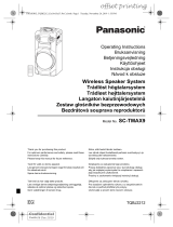 Panasonic SCTMAX9EG Operating instructions
