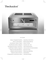 Technics Stereo Integrated Amplifier SU-R1000 Operating instructions