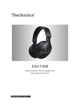 Technics Digital Wireless Stereo Headphones User manual