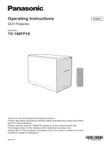Panasonic TX100FP1E Operating instructions