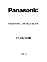 Panasonic TX24J330B Operating instructions