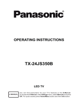 Panasonic TX24JS350B Operating instructions