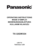 Panasonic TX32GW334 Operating instructions