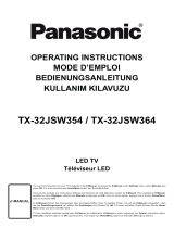 Panasonic TX32JSW354 Operating instructions