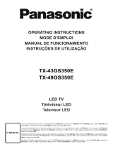 Panasonic TX43GS350E Operating instructions