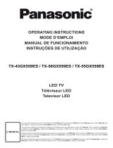 Panasonic TX43GX559ES Operating instructions