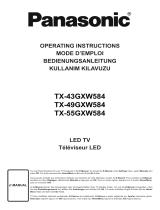 Panasonic TX49GXW584 Operating instructions