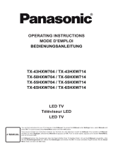 Panasonic TX55HXW704 Operating instructions