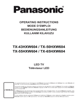 Panasonic TX43HXW604 Operating instructions