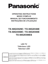 Panasonic TX55GX555E Owner's manual