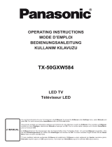 Panasonic TX50GXW584 Operating instructions