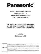 Panasonic TX55HXW584 Operating instructions