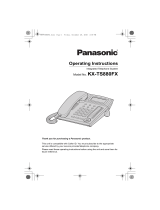 Panasonic KXTS880FX Operating instructions