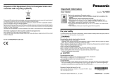 Panasonic VLV555BX Operating instructions