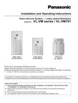 Panasonic VLVM901SX Operating instructions