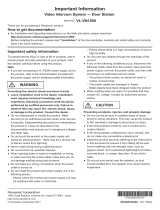 Panasonic VLVN1500SX Operating instructions