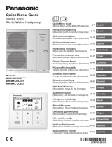 Panasonic WHMXC09J3E5 Operating instructions