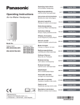 Panasonic WHSDC0305J3E5 Operating instructions