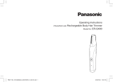 Panasonic ERGK80 Operating instructions