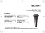 Panasonic ESLV67 Operating instructions
