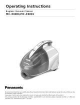 Panasonic MCE6001MCE6001K Operating instructions