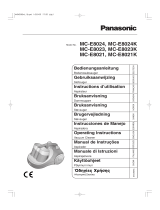Panasonic MCE8021 Operating instructions