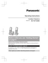 Panasonic KXTG7122SK Operating instructions