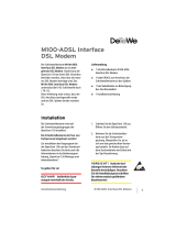 DETEWE M100-ADSL Installation guide