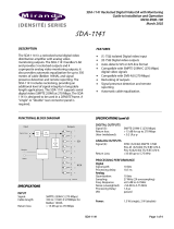 Miranda densite series Manual To Installation And Operation