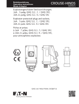 Eaton CEAG IEC 60309 7 and 21-pole Multi-pole Devices Operating instructions